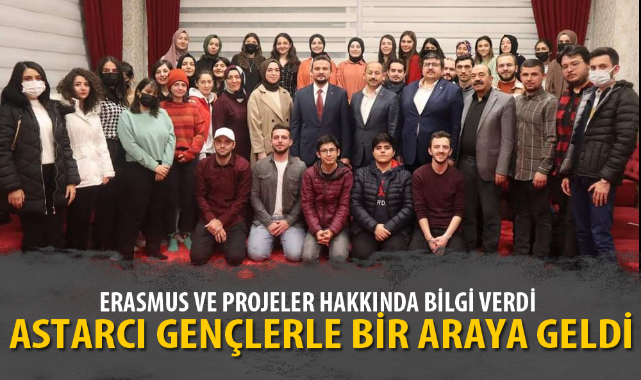 ERASMUS VE PROJELER HAKKINDA BİLGİ VERDİ