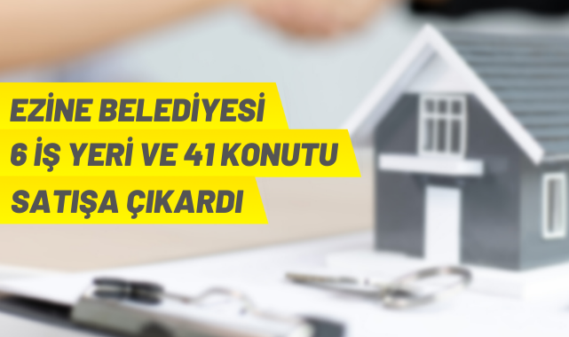 Ezine Belediyesi'nden gayrimenkul satış ihalesi