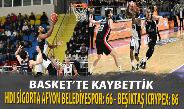 HDI SİGORTA AFYON BELEDİYESPOR: 66 - BEŞİKTAŞ ICRYPEX: 86