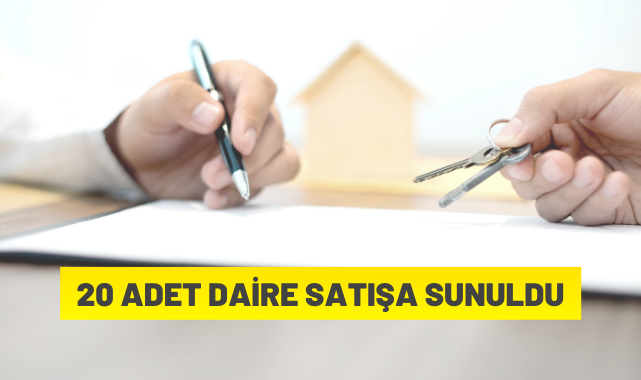 İstanbul'da 20 adet daire satılacak
