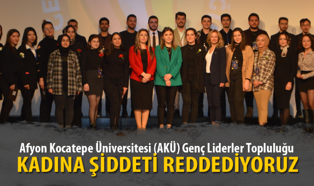“KADINA ŞİDDETİ REDDEDİYORUZ”