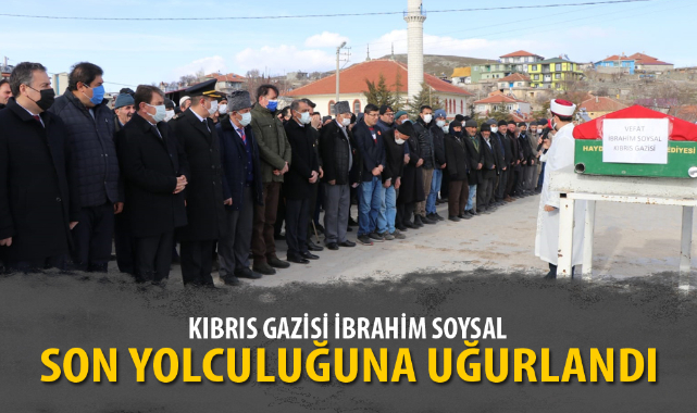 KIBRIS GAZİSİ SON YOLCULUĞUNA UĞURLANDI