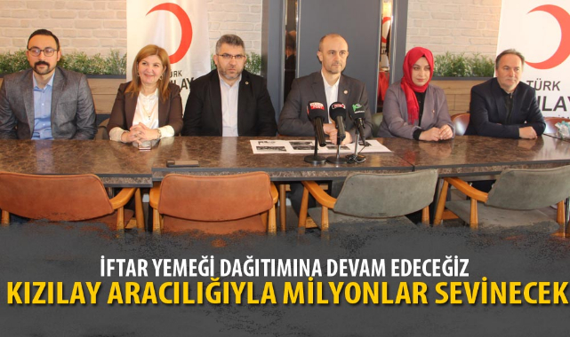 KIZILAY ARACILIĞIYLA MİLYONLAR SEVİNECEK