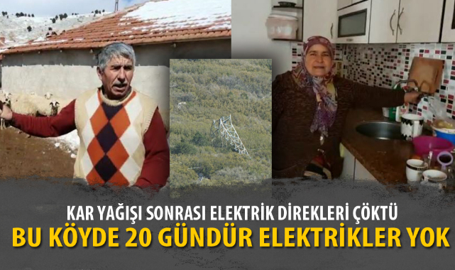 Köylüler elektriksiz ve susuz yaşam mücadelesi veriyor