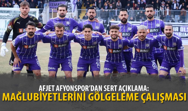 &quot;MAĞLUBİYETLERİNİ GÖLGELEME ÇALIŞMASI OLDUĞU AŞİKÂRDIR&quot;