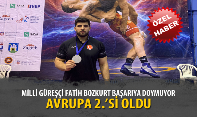MİLLİ GÜREŞÇİ FATİH BOZKURT, MADALYALARA DOYMUYOR