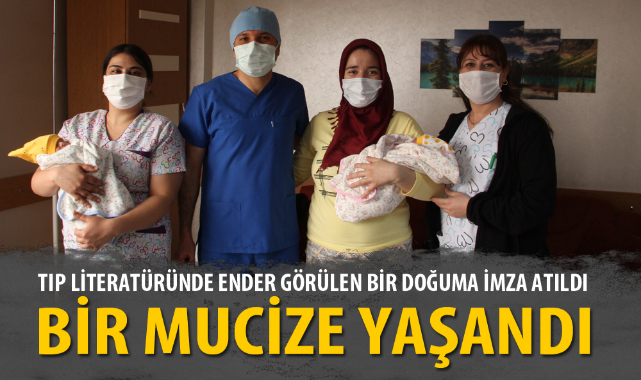 Özel Fuar Hastanesinde tıp literatüründe ender görülen bir doğuma imza atıldı