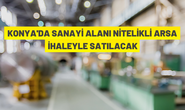 Satılık sanayi arsası