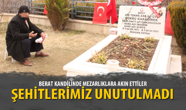 ŞEHİTLERİMİZ KANDİLDE UNUTULMADI