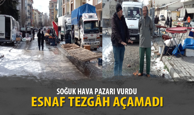 SOĞUK HAVA PAZARI VURDU