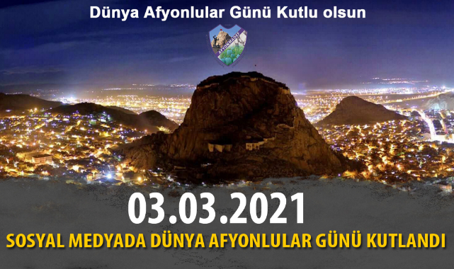 SOSYAL MEDYADA DÜNYA AFYONLULAR GÜNÜ KUTLANDI