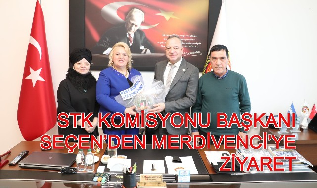 STK KOMİSYONU BAŞKANI SEÇEN'DEN MERDİVENCİ'YE ZİYARET