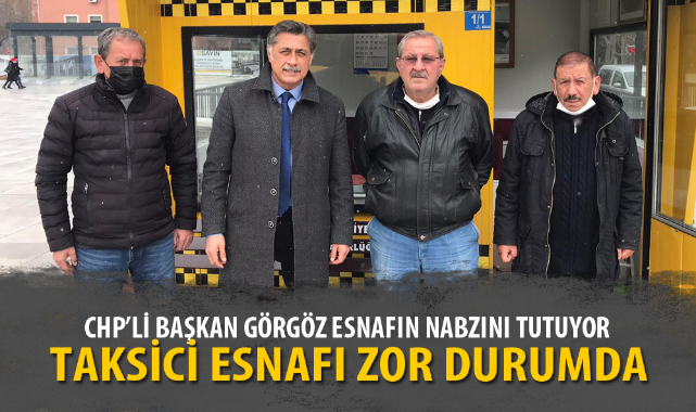 “TAKSİCİ ESNAFI ZOR DURUMDA”