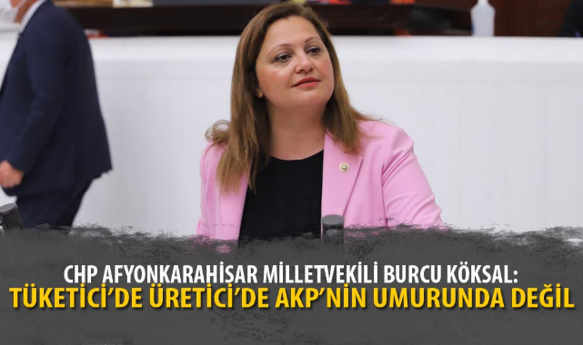 “TÜKETİCİ’DE ÜRETİCİ’DE AKP’NİN UMURUNDA DEĞİL”