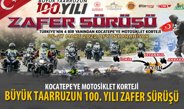 TÜRKİYE'NİN 4 BİR YANINDAN KOCATEPE'YE MOTOSİKLET KORTEJİ