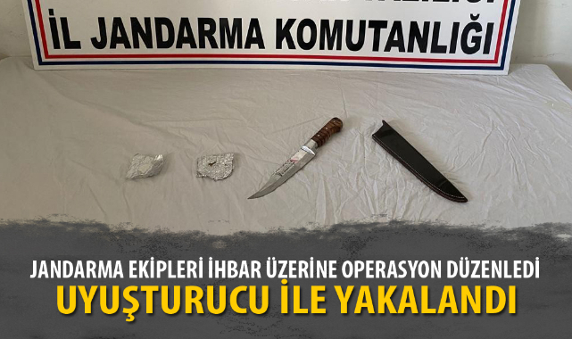 UYUŞTURUCU İLE YAKALANDI