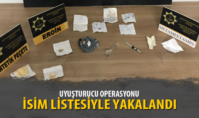 UYUŞTURUCU OPERASYONU