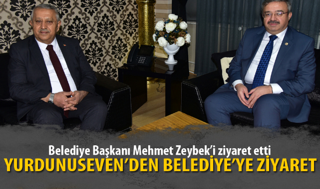 YURDUNUSEVEN’DEN BELEDİYE’YE ZİYARET