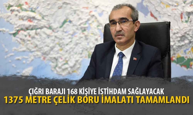 “1375 METRE ÇELİK BORU İMALATI TAMAMLANDI”