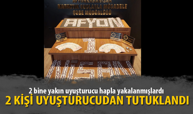 2 bine yakın uyuşturucu hapla yakalanan 3 kişi tutuklandı