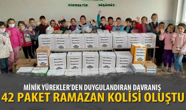 42 PAKET RAMAZAN KOLİSİ OLUŞTU