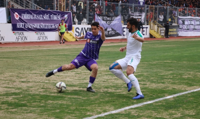 Afjet Afyonspor Sivas'a 1-0 mağlup oldu