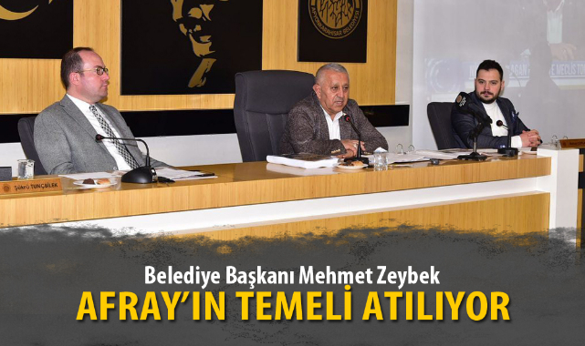 AFRAY’IN TEMELİ ATILIYOR