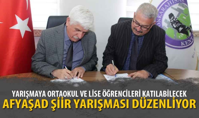 AFYAŞAD ŞİİR YARIŞMASI DÜZENLİYOR