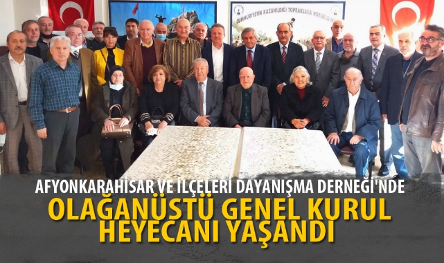 AFYONKARAHİSAR VE İLÇELERİ DAYANIŞMA DERNEĞİ'NDE