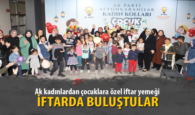 Ak kadınlardan çocuklara özel iftar yemeği