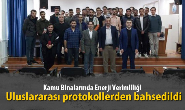 Akü ’de “Kamu Binalarında Enerji Verimliliği” isimli Seminer verildi