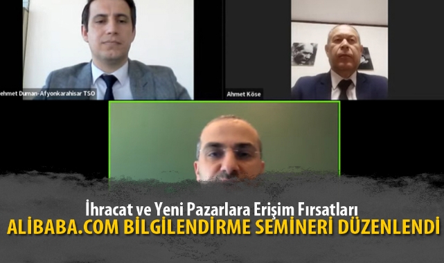 ALİBABA.COM BİLGİLENDİRME SEMİNERİ DÜZENLENDİ