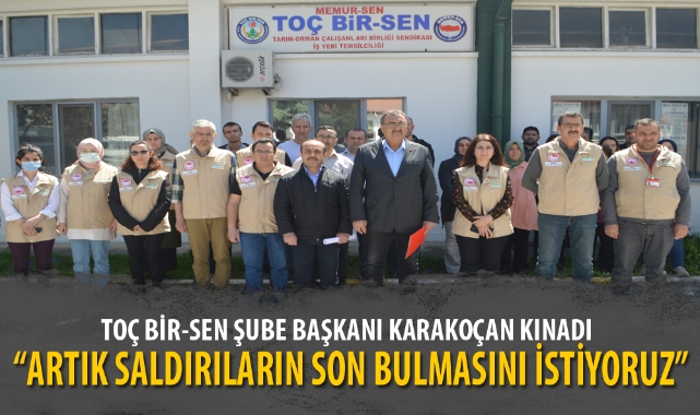 "ARTIK SALDIRILARIN SON BULMASINI İSTİYORUZ"