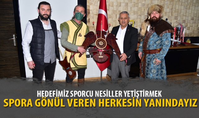 “HEDEFİMİZ SPORCU NESİLLER YETİŞTİRMEK”