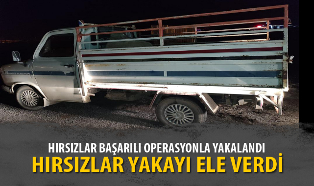 HIRSIZLAR BAŞARILI OPERASYONLA YAKALANDI