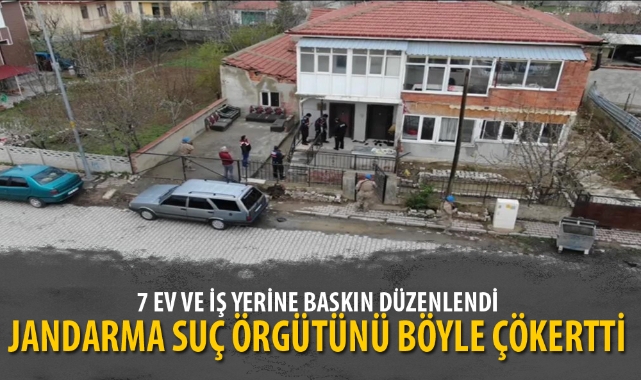 JANDARMA SUÇ ÖRGÜTÜNÜ BÖYLE ÇÖKERTTİ