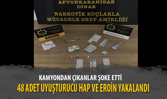 KAMYONDAN ÇIKANLAR ŞOKE ETTİ