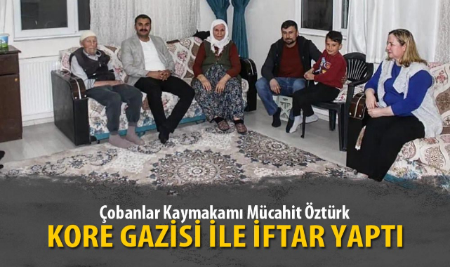 KORE GAZİSİ İLE İFTAR YAPTI