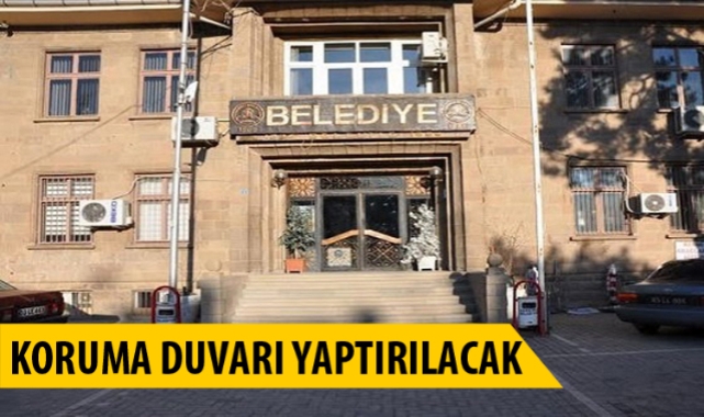 Koruma duvarı yaptırılacak