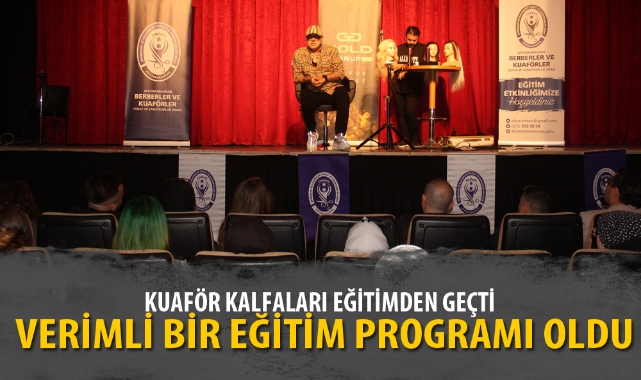 KUAFÖR KALFALARI EĞİTİMDEN GEÇTİ