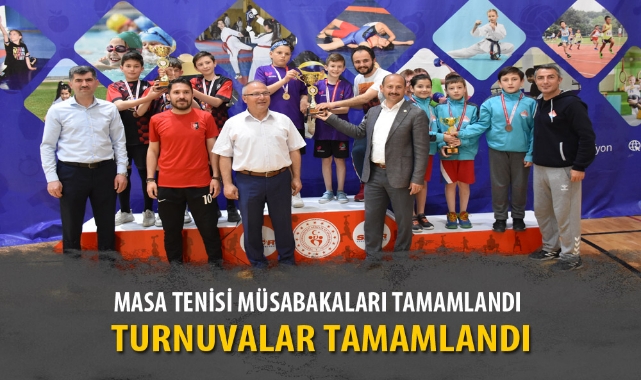 MASA TENİSİ MÜSABAKALARI TAMAMLANDI