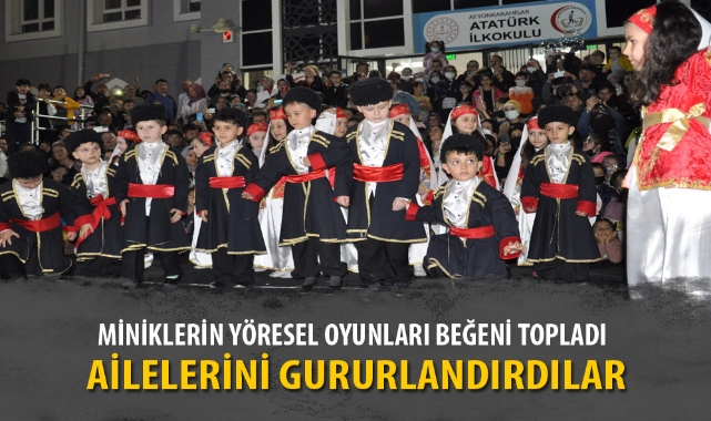 MİNİKLERİN YÖRESEL OYUNLARI BEĞENİ TOPLADI