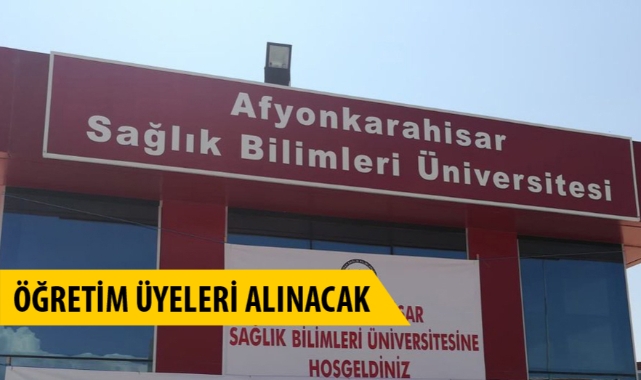 Öğretim üyeleri alınacak