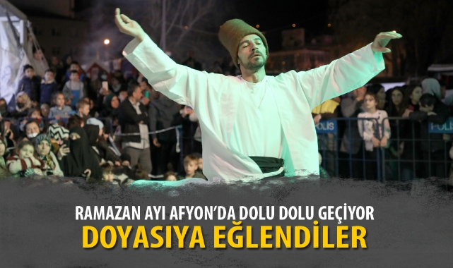 RAMAZAN AYI AFYON’DA DOLU DOLU GEÇİYOR