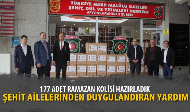 ŞEHİT AİLELERİNDEN DUYGULANDIRAN YARDIM