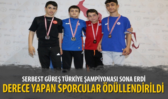 SERBEST GÜREŞ TÜRKİYE ŞAMPİYONASI SONA ERDİ