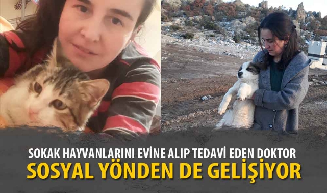 SOKAK HAYVANLARINI EVİNE ALIP TEDAVİ EDEN DOKTOR