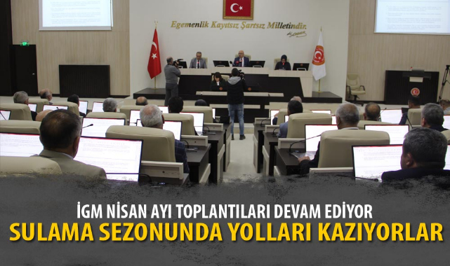 SULAMA SEZONUNDA YOLLARI KAZIYORLAR