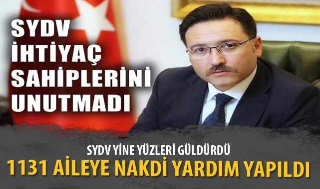 SYDV YİNE YÜZLERİ GÜLDÜRDÜ