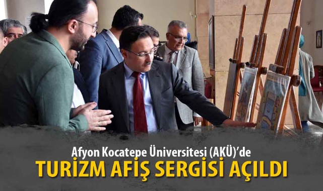 TURİZM AFİŞ SERGİSİ AÇILDI